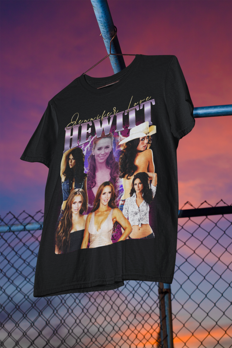 Bootleg Jennifer Love Hewitt T-Shirt | Late 90's Early 2000's Unisex Tee | Y2k Fan T-Shirt - Image 2
