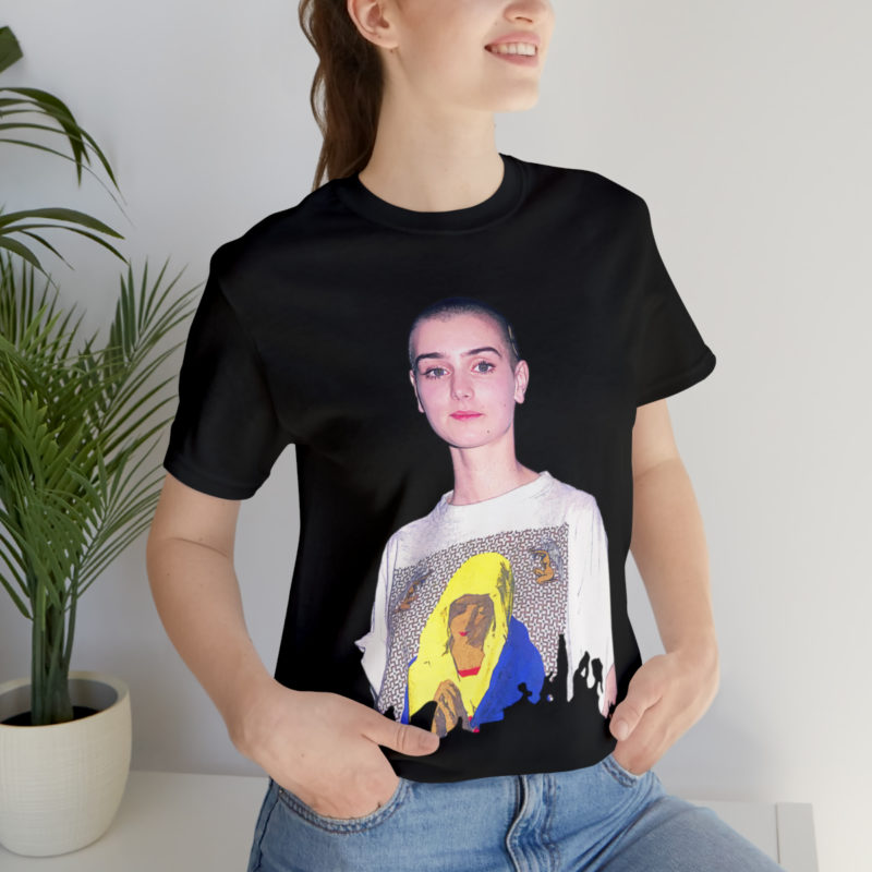 Sinead O'Connor Unisex Jersey Short Sleeve Tee. Irish Singer Sinead O'Connor Minimalist T-Shirt Gift Idea, - Image 13