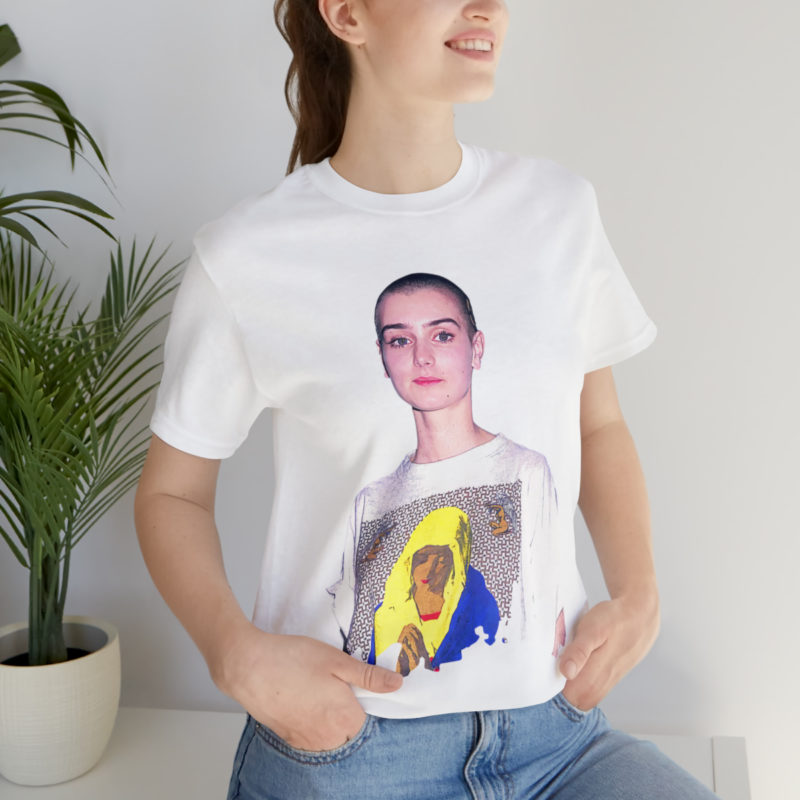 Sinead O'Connor Unisex Jersey Short Sleeve Tee. Irish Singer Sinead O'Connor Minimalist T-Shirt Gift Idea,
