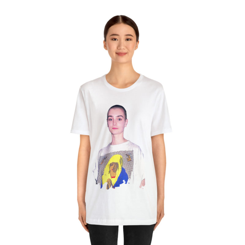 Sinead O'Connor Unisex Jersey Short Sleeve Tee. Irish Singer Sinead O'Connor Minimalist T-Shirt Gift Idea, - Image 4