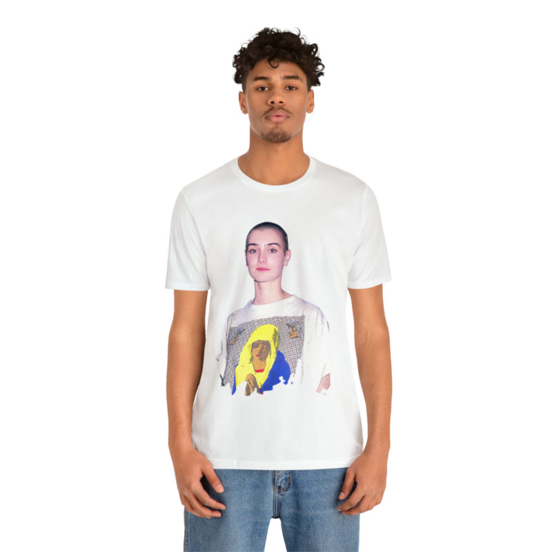 Sinead O'Connor Unisex Jersey Short Sleeve Tee. Irish Singer Sinead O'Connor Minimalist T-Shirt Gift Idea, - Image 5