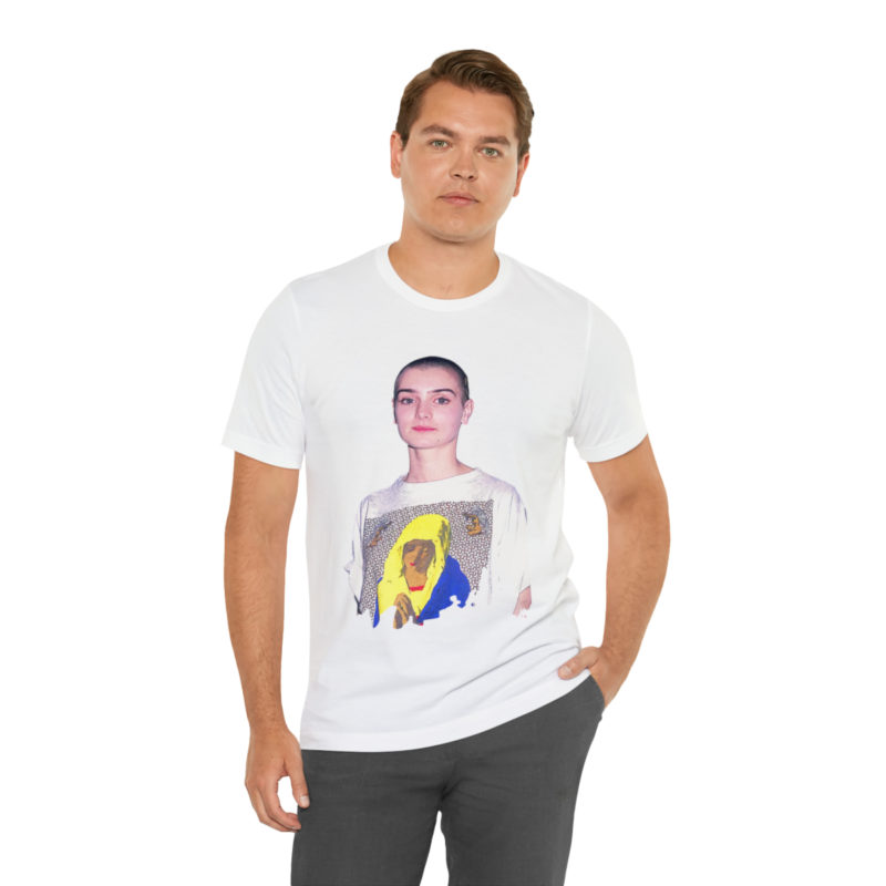 Sinead O'Connor Unisex Jersey Short Sleeve Tee. Irish Singer Sinead O'Connor Minimalist T-Shirt Gift Idea, - Image 7