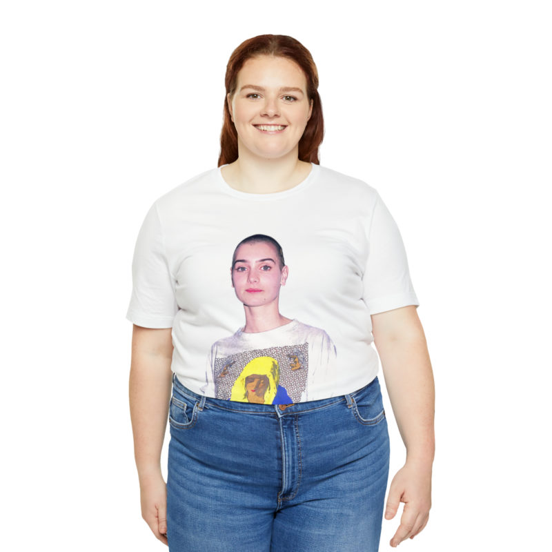 Sinead O'Connor Unisex Jersey Short Sleeve Tee. Irish Singer Sinead O'Connor Minimalist T-Shirt Gift Idea, - Image 8