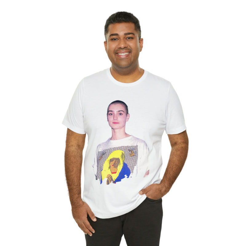 Sinead O'Connor Unisex Jersey Short Sleeve Tee. Irish Singer Sinead O'Connor Minimalist T-Shirt Gift Idea, - Image 9