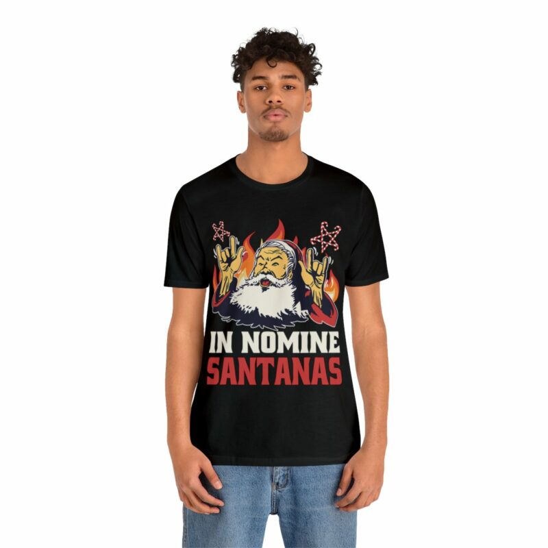 In Nomine Santanas Unisex Jersey Short Sleeve Tee - Image 5
