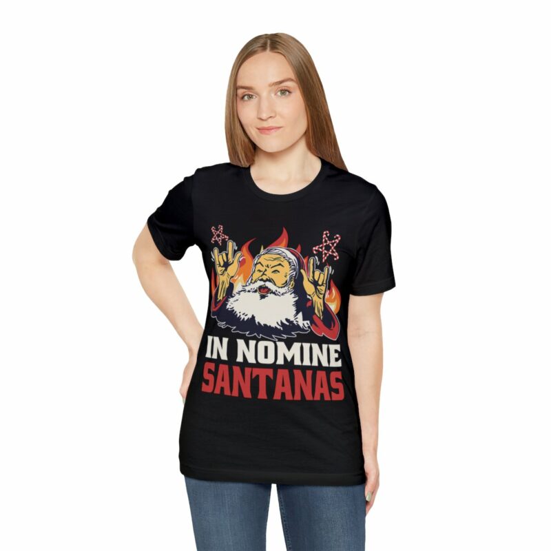 In Nomine Santanas Unisex Jersey Short Sleeve Tee - Image 6