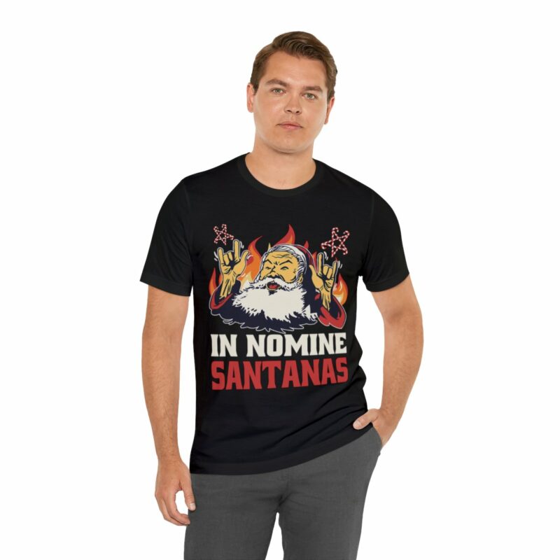 In Nomine Santanas Unisex Jersey Short Sleeve Tee - Image 7