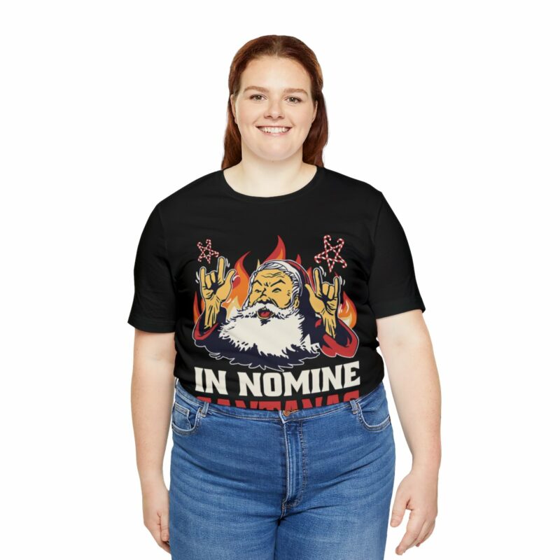 In Nomine Santanas Unisex Jersey Short Sleeve Tee - Image 8