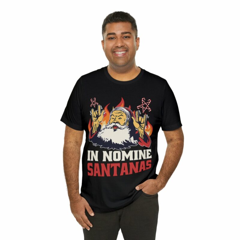 In Nomine Santanas Unisex Jersey Short Sleeve Tee - Image 9