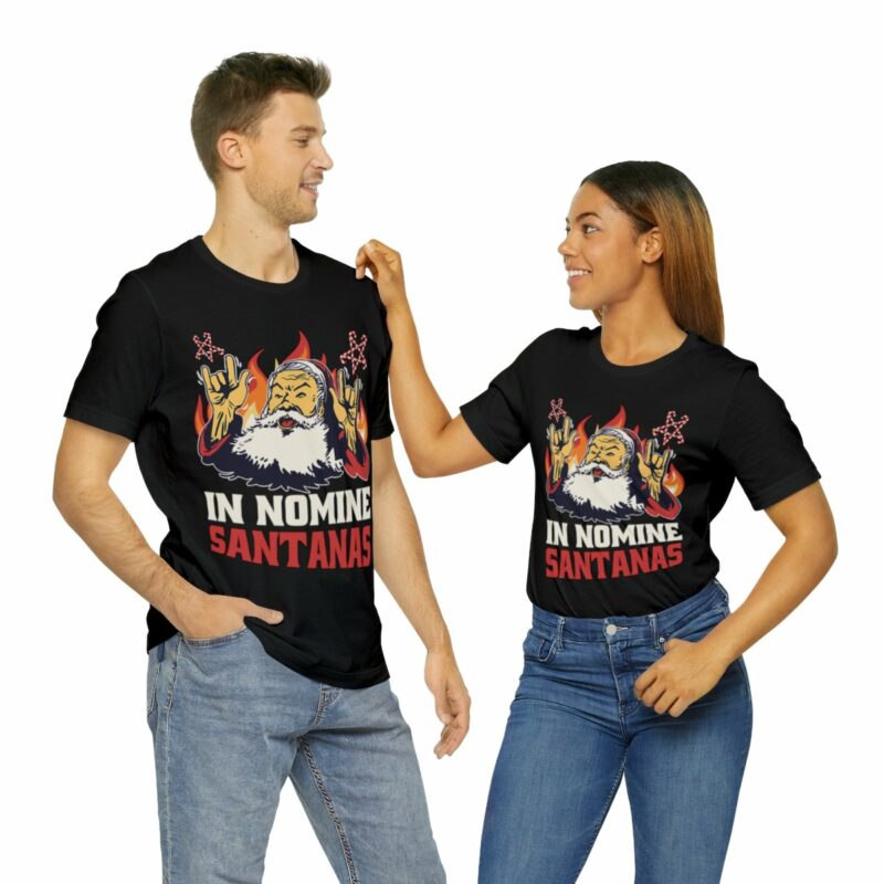 In Nomine Santanas Unisex Jersey Short Sleeve Tee - Image 10