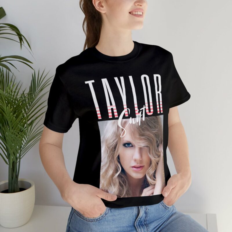 Taylor Swift Unisex Short Sleeve T-Shirt. Swiftie Gift Ideas. Taylor Swift Tee. Soft quality Bella and Canvas Taylor Swift Shirt. - Image 5