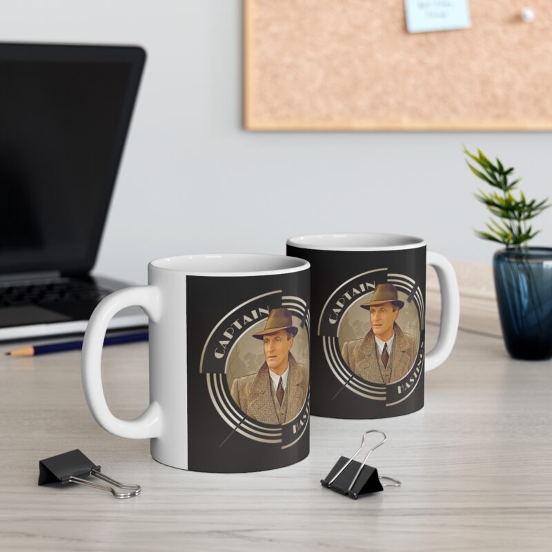 Captain Hastings Art Deco  Ceramic Mug 11oz | The Belgian detective Poirot  tea mug | Arthur Hastings Coffee Mug | Detective Mystery Mug - Image 6