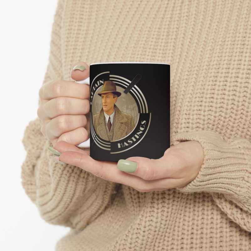 Captain Hastings Art Deco  Ceramic Mug 11oz | The Belgian detective Poirot  tea mug | Arthur Hastings Coffee Mug | Detective Mystery Mug - Image 10
