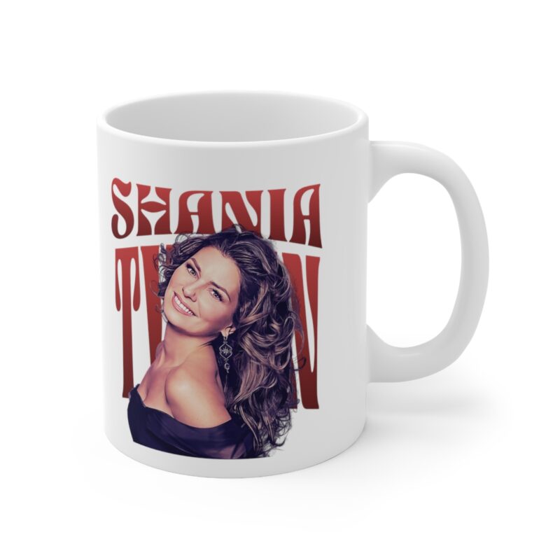 Shania Twain 1990s Ceramic Mug 11oz. Country Music Coffee Mug Gift Ideas. - Image 4