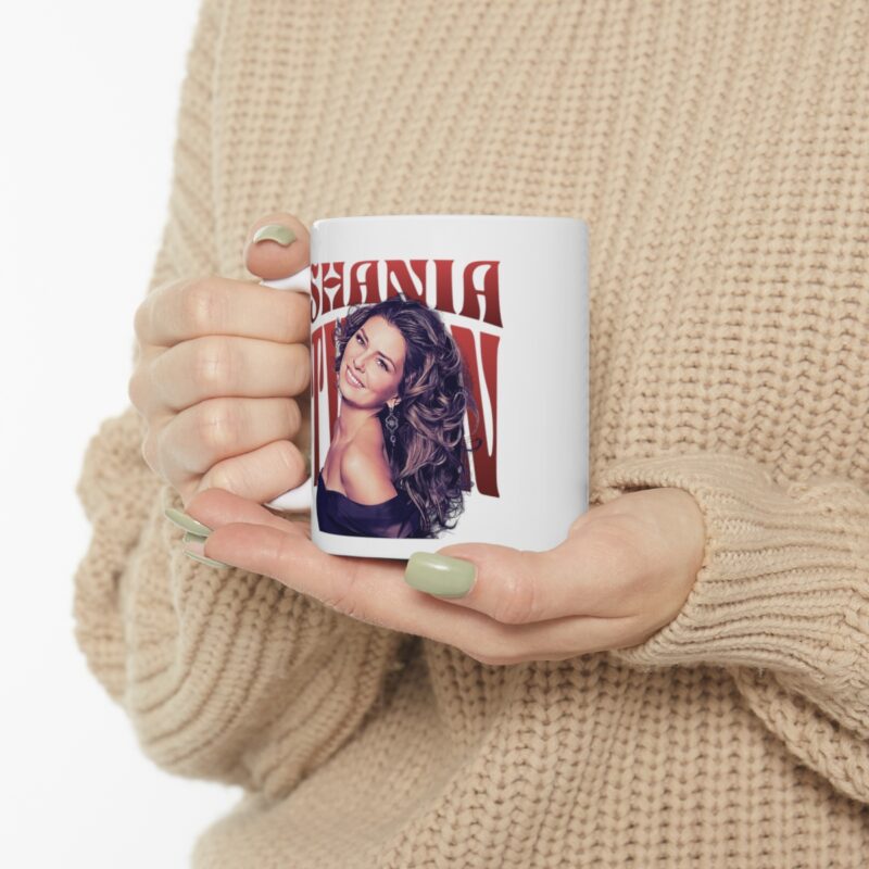 Shania Twain 1990s Ceramic Mug 11oz. Country Music Coffee Mug Gift Ideas. - Image 10