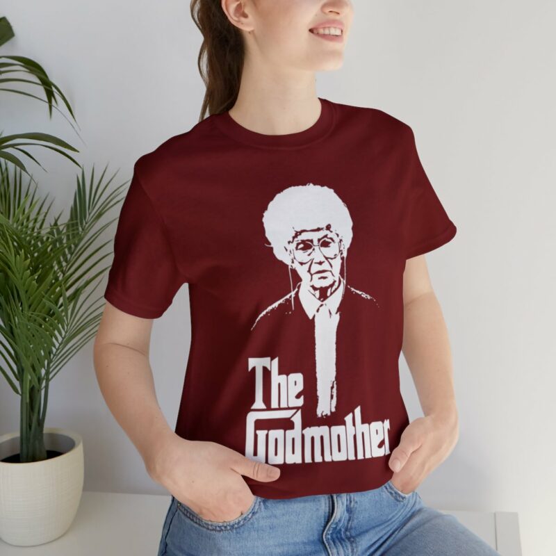 Sophia Petrillo The Godmother Unisex Bella and Canvas T-Shirt. The Golden Girls Sophia Petrillo Godmother T-Shirt. Godfather Parody T-Shirt. - Image 5