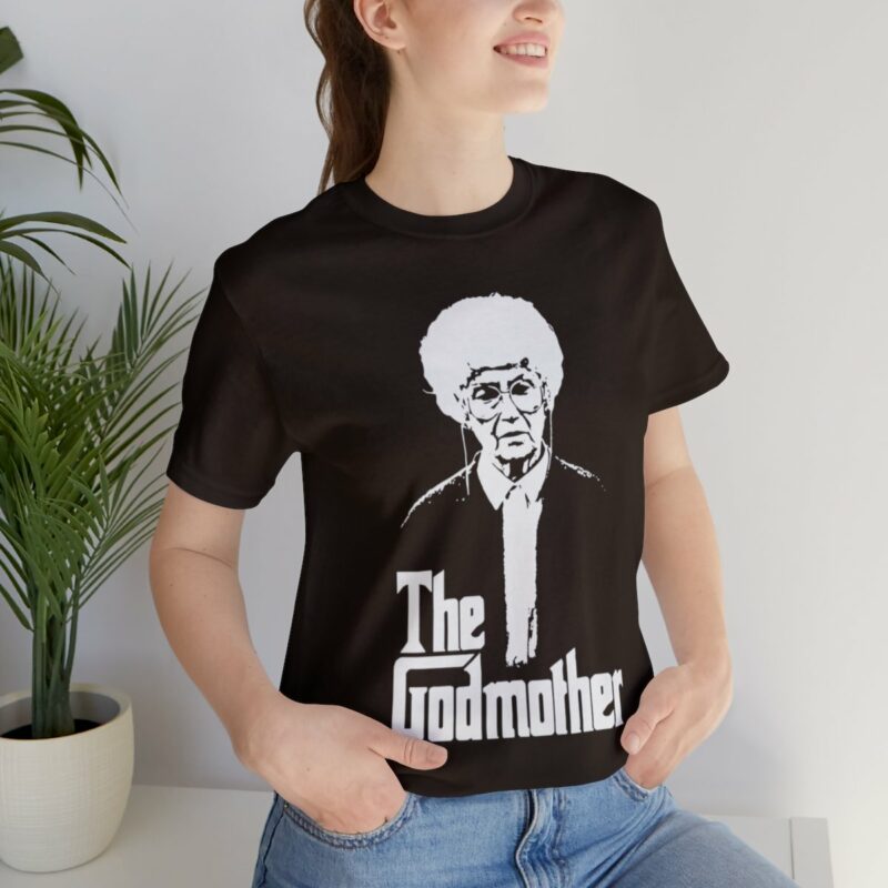 Sophia Petrillo The Godmother Unisex Bella and Canvas T-Shirt. The Golden Girls Sophia Petrillo Godmother T-Shirt. Godfather Parody T-Shirt. - Image 2