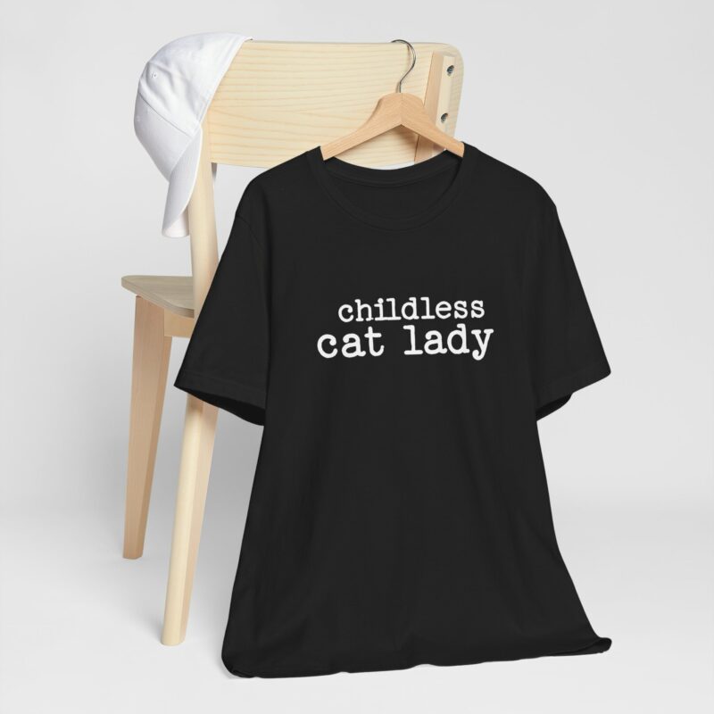 Childless Cat Lady Unisex Jersey T-Shirt. Kamala Harris Childless Cat Ladies Tee. - Image 66