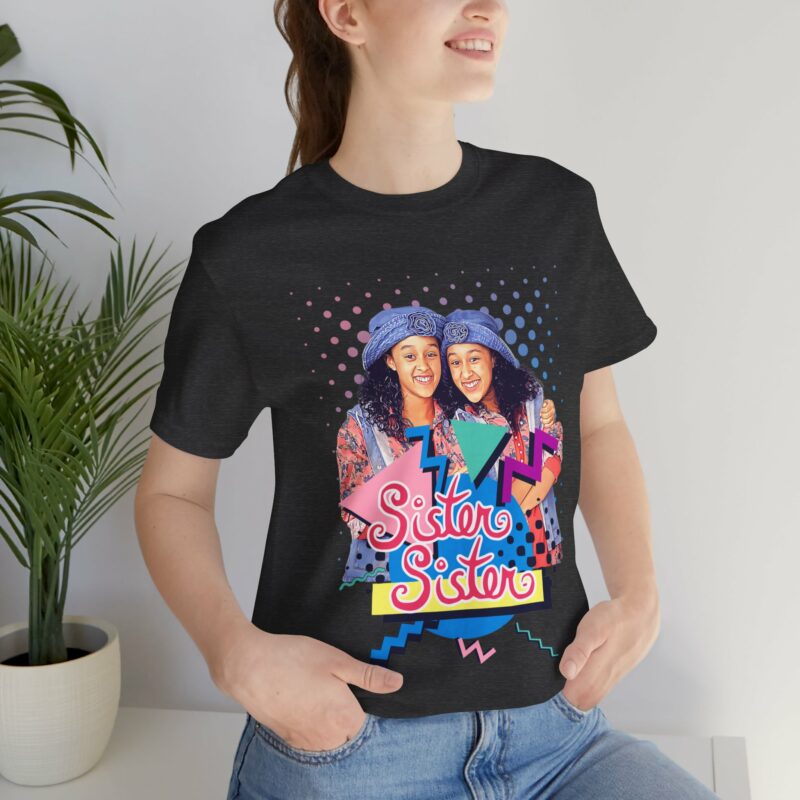 Sister Sister. 1990s Tia and Tamera Mowry Twins Unisex Shirt. Twin Teens Nostalgic Tee. - Image 3