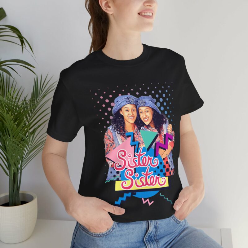 Sister Sister. 1990s Tia and Tamera Mowry Twins Unisex Shirt. Twin Teens Nostalgic Tee. - Image 2