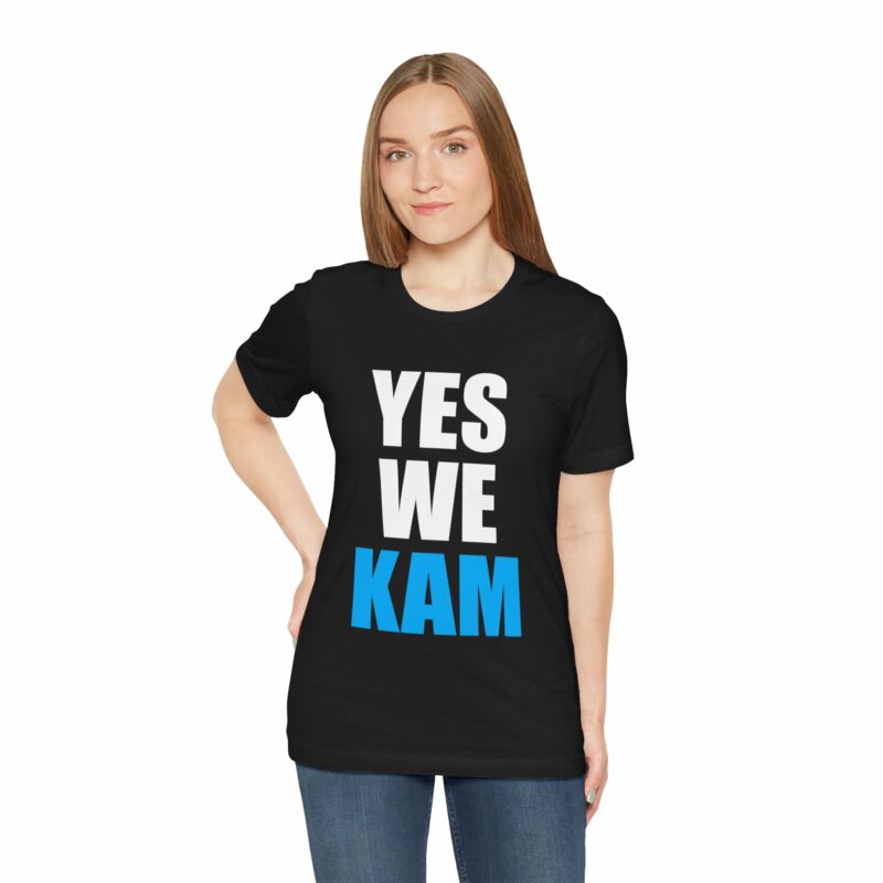 YES WE KAM : Kamala Harris for President Unisex Jersey Bella and Canvas T-Shirt - Image 42