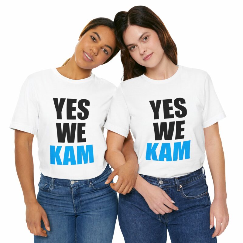 YES WE KAM : Kamala Harris for President Unisex Jersey Bella and Canvas T-Shirt - Image 26