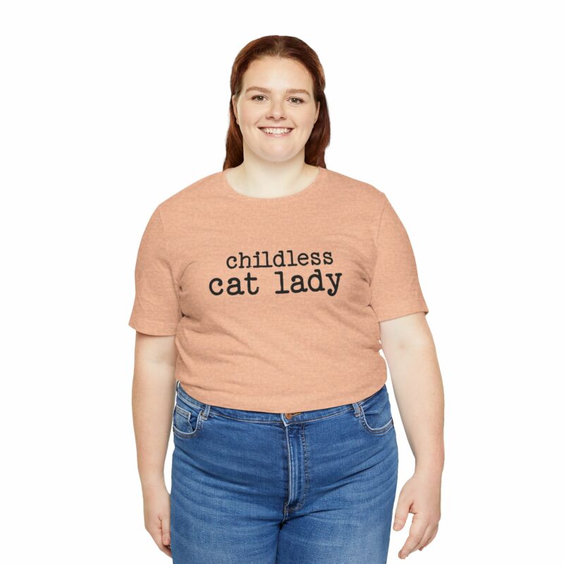 Childless Cat Lady Unisex Jersey T-Shirt. Kamala Harris Childless Cat Ladies Tee. - Image 102