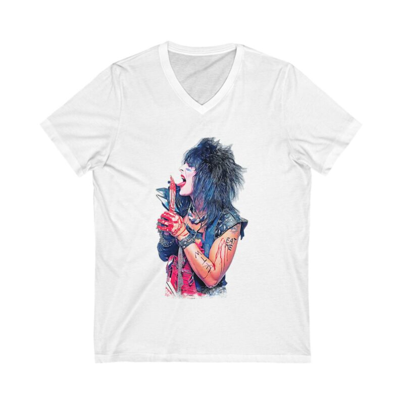 Nikki Sixx Unisex Jersey Short Sleeve V-Neck Tee