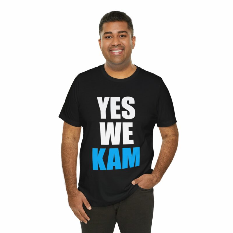YES WE KAM : Kamala Harris for President Unisex Jersey Bella and Canvas T-Shirt - Image 45
