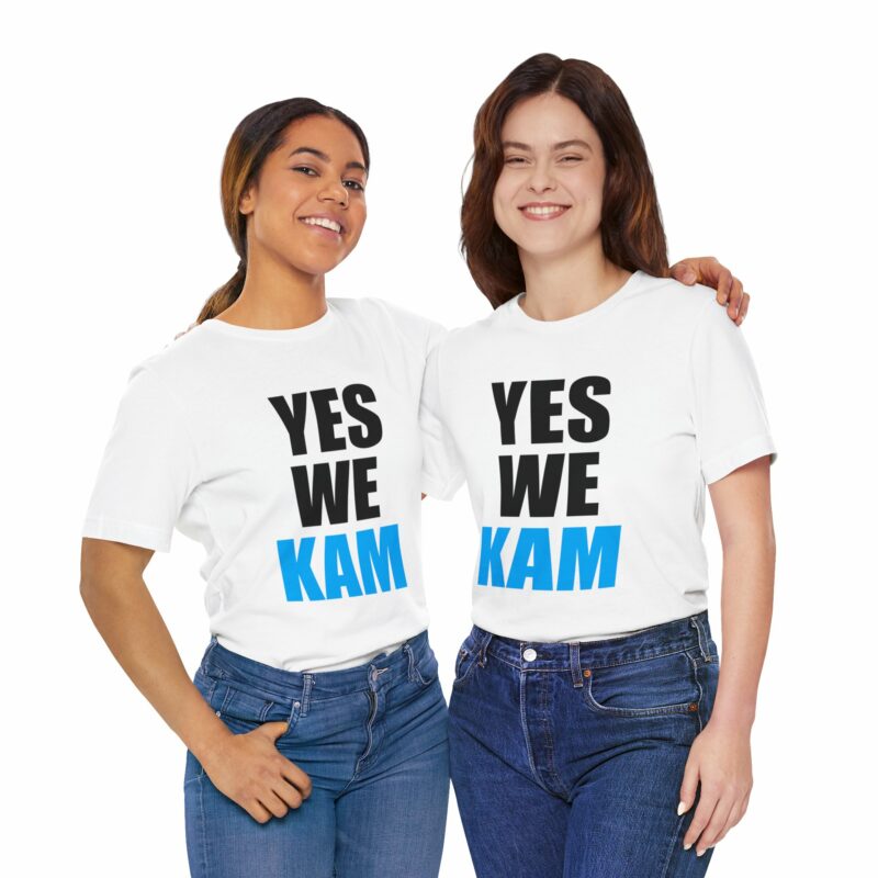 YES WE KAM : Kamala Harris for President Unisex Jersey Bella and Canvas T-Shirt - Image 27