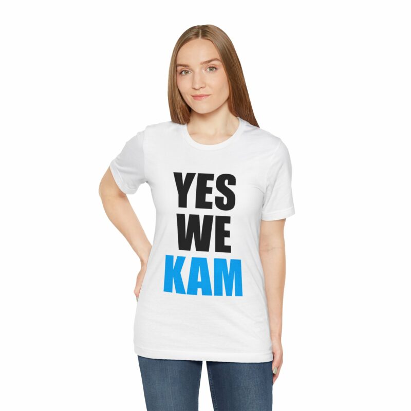 YES WE KAM : Kamala Harris for President Unisex Jersey Bella and Canvas T-Shirt - Image 13