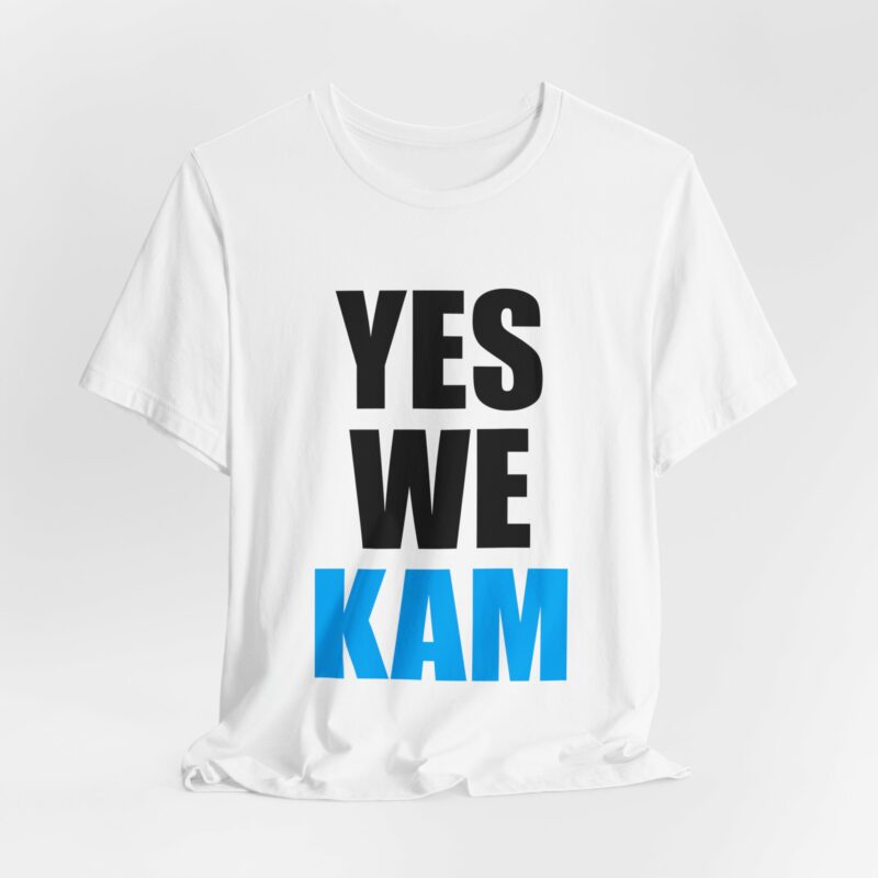 YES WE KAM : Kamala Harris for President Unisex Jersey Bella and Canvas T-Shirt - Image 6