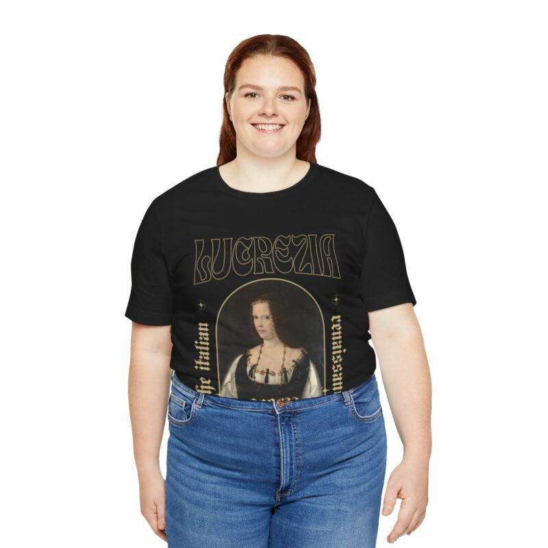 Lucrezia Borgia - The Italian Renaissance Unisex Jersey Short Sleeve Tee - Image 16