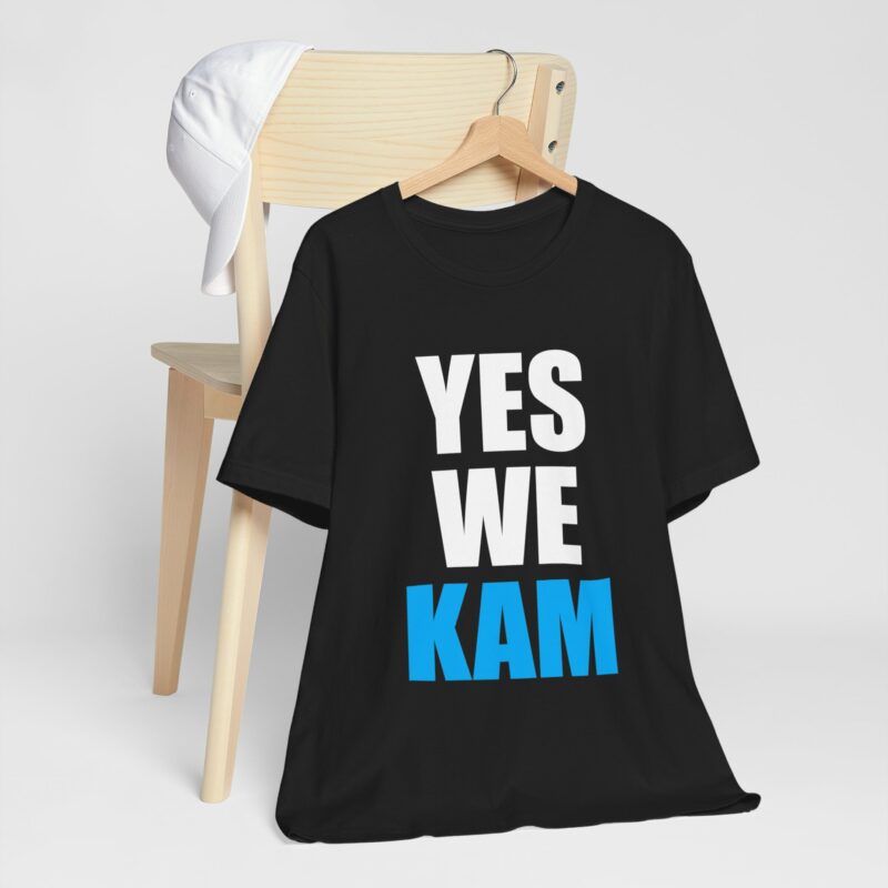YES WE KAM : Kamala Harris for President Unisex Jersey Bella and Canvas T-Shirt - Image 37