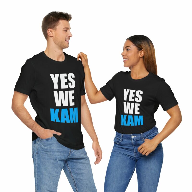 YES WE KAM : Kamala Harris for President Unisex Jersey Bella and Canvas T-Shirt - Image 54