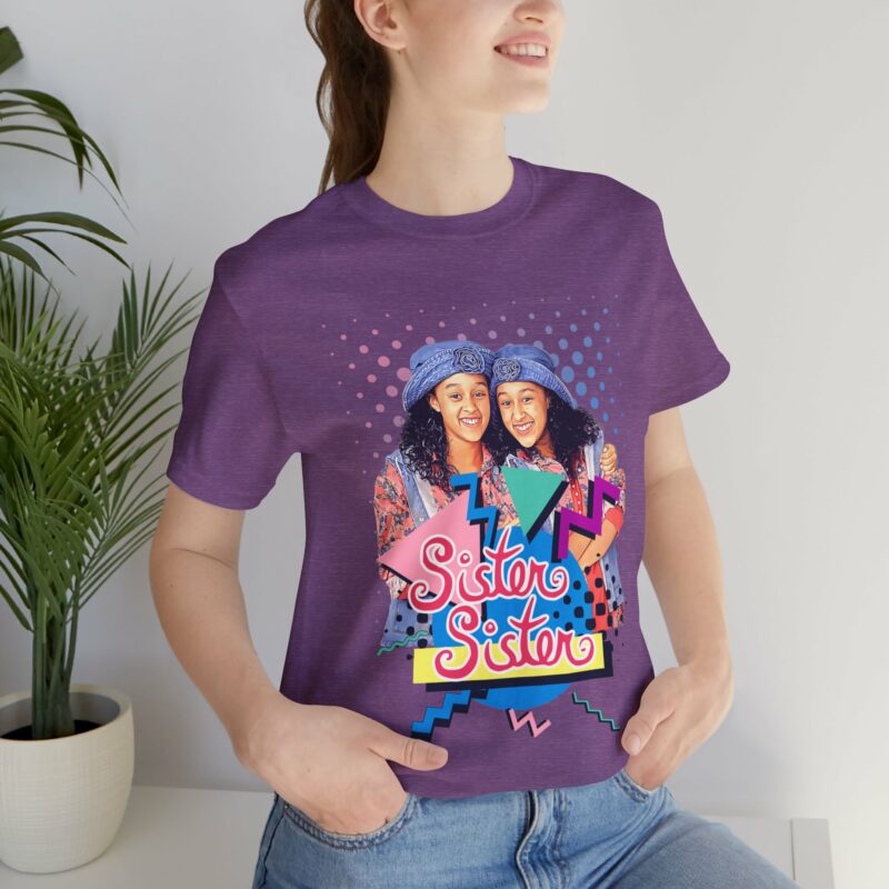 Sister Sister. 1990s Tia and Tamera Mowry Twins Unisex Shirt. Twin Teens Nostalgic Tee. - Image 4