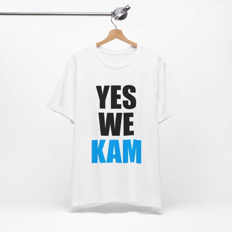 YES WE KAM : Kamala Harris for President Unisex Jersey Bella and Canvas T-Shirt - Image 7
