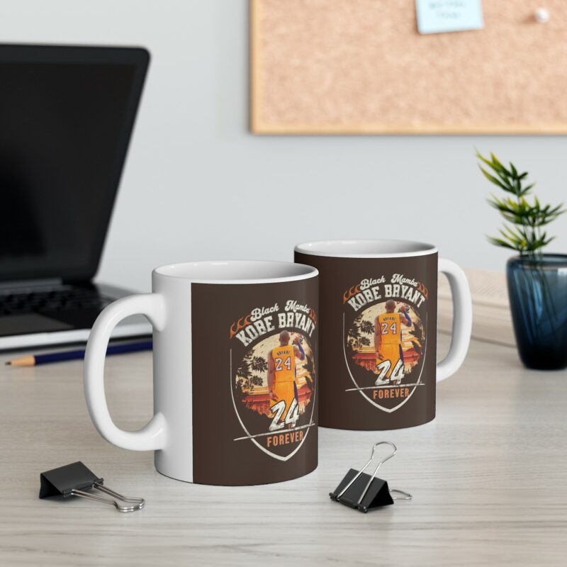 In Loving Memory of Kobe Bryant 24 Forever Dual Side Image Ceramic Mug, (11oz, 15oz) - Image 4