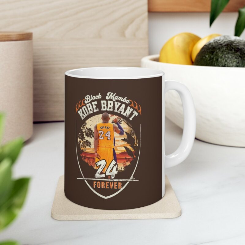 In Loving Memory of Kobe Bryant 24 Forever Dual Side Image Ceramic Mug, (11oz, 15oz) - Image 5
