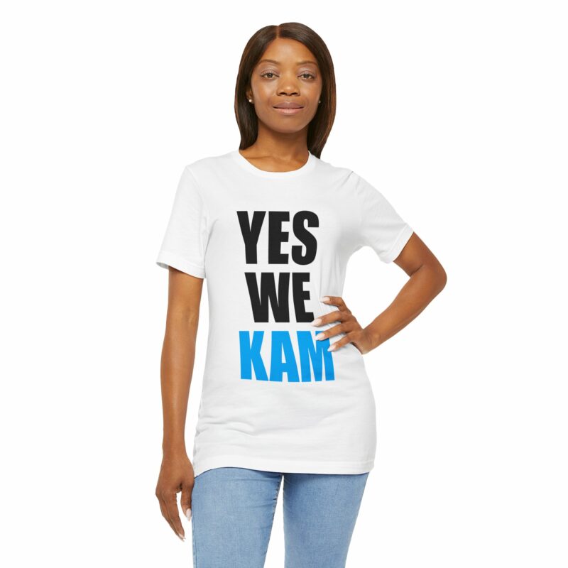 YES WE KAM : Kamala Harris for President Unisex Jersey Bella and Canvas T-Shirt - Image 22