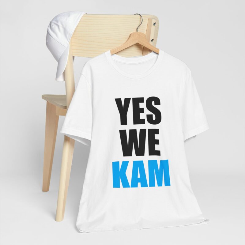 YES WE KAM : Kamala Harris for President Unisex Jersey Bella and Canvas T-Shirt - Image 8