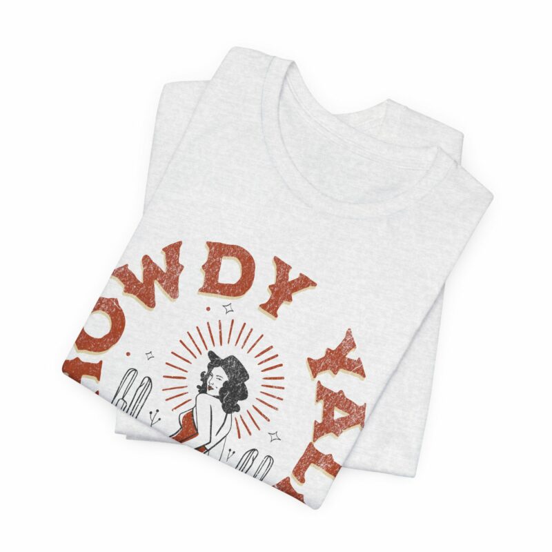 Howdy Yall Bohemian Cowgirl Design Unisex Jersey T-Shirt. Cowgirl Western Boho Bella and Canvas T-shirt Gift Idea. - Image 34