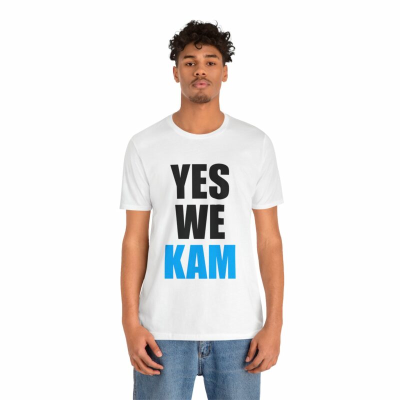 YES WE KAM : Kamala Harris for President Unisex Jersey Bella and Canvas T-Shirt - Image 12