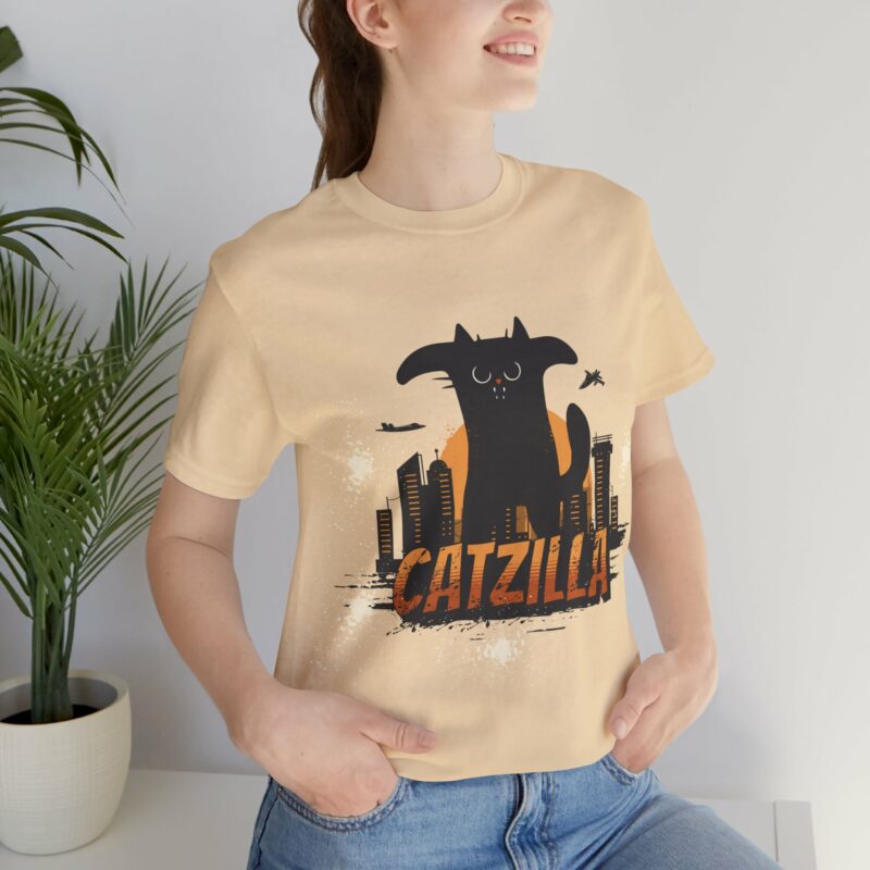 Catzilla Bella and Canvas Unisex T-Shirt - Image 10