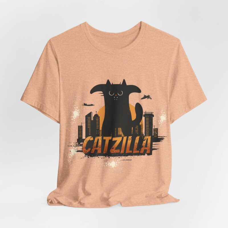 Catzilla Bella and Canvas Unisex T-Shirt