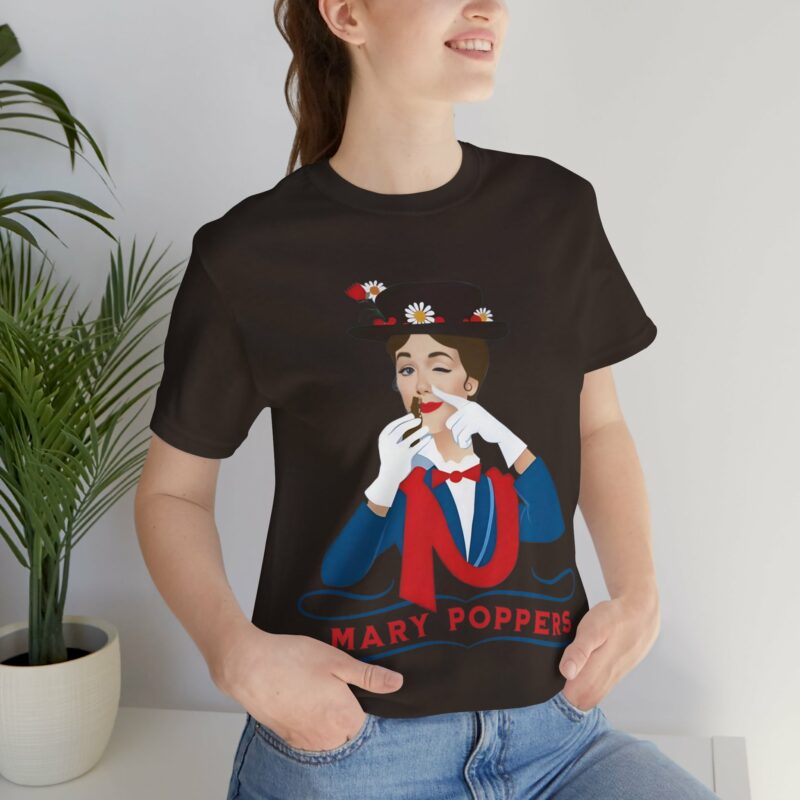 Mary Poppers Unisex Jersey Bella and Canvas T-Shirt. Funny T-Shirt Gift Ideas. LGBTQ+ T-Shirt and Tees. - Image 6