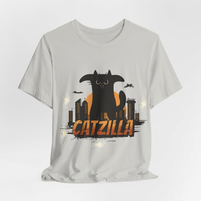 Catzilla Bella and Canvas Unisex T-Shirt - Image 11