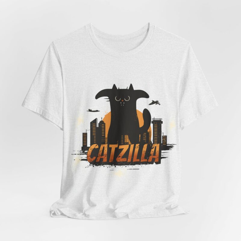 Catzilla Bella and Canvas Unisex T-Shirt - Image 7