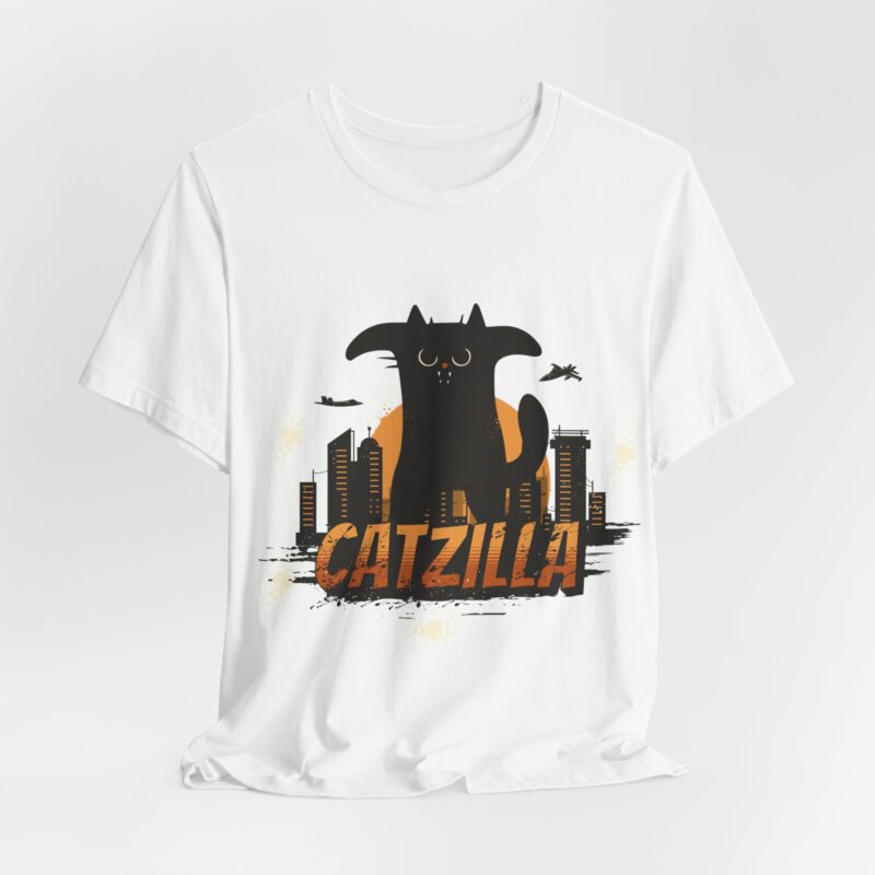 Catzilla Bella and Canvas Unisex T-Shirt - Image 5
