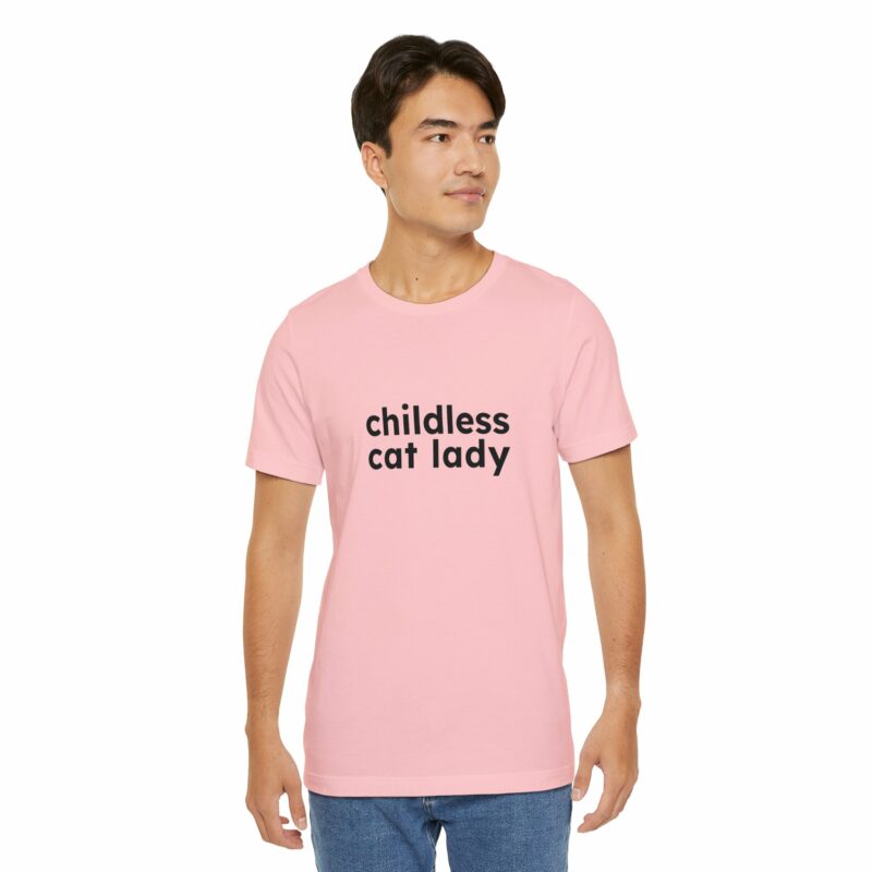 Childless Cat Lady T-shirt. Kamala Harris 2024 Unisex Jersey Tee. Kamala Harris Gift Idea. - Image 11
